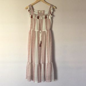 NWT Zaful bohemian tassel dress